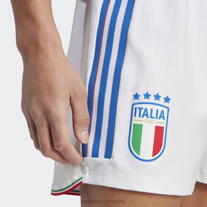 Adidas alb italia 23 acasă pantaloni scurți autentici bărbați alb 2JBN14117