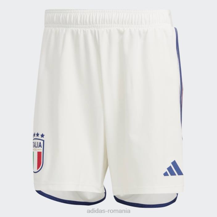 Adidas alb italia 23 away pantaloni scurți autentici bărbați alb 2JBN14308
