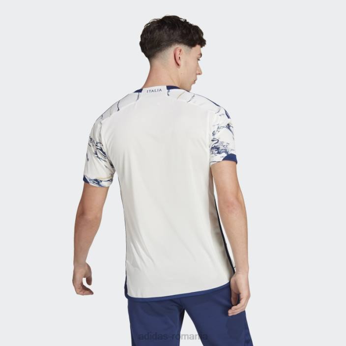 Adidas alb italia 23 deplasare tricou moda bărbați alb 2JBN6417