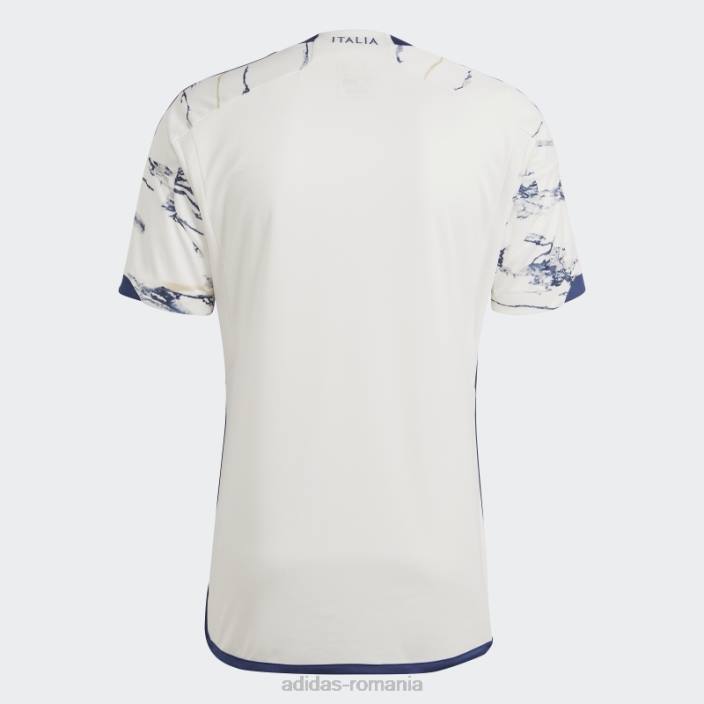 Adidas alb italia 23 deplasare tricou moda bărbați alb 2JBN6417