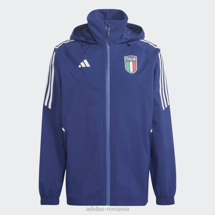 Adidas albastru închis italia condivo 23 jachetă de ploaie adidas bărbați albastru inchis 2JBN14259