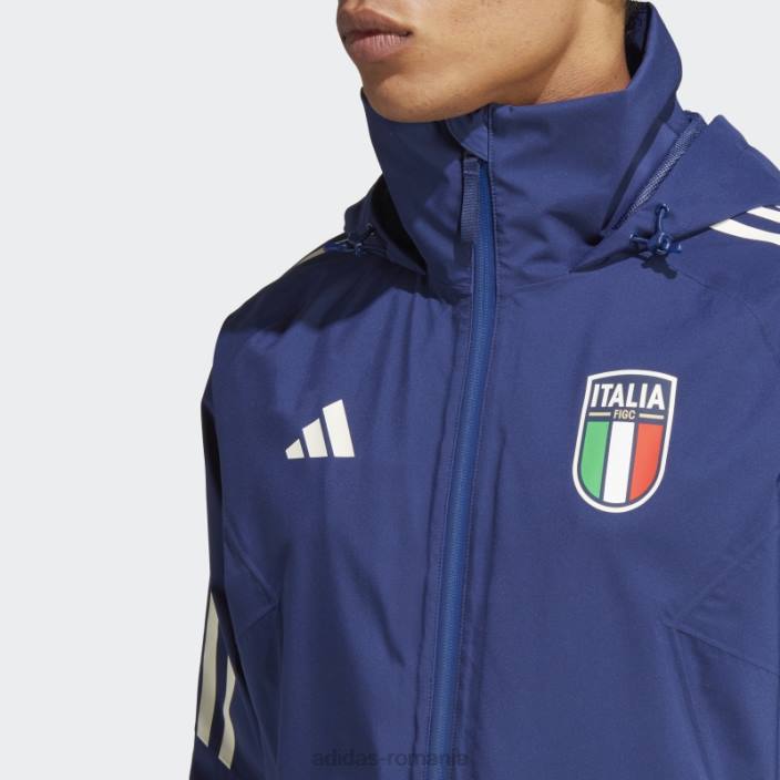 Adidas albastru închis italia condivo 23 jachetă de ploaie adidas bărbați albastru inchis 2JBN14259