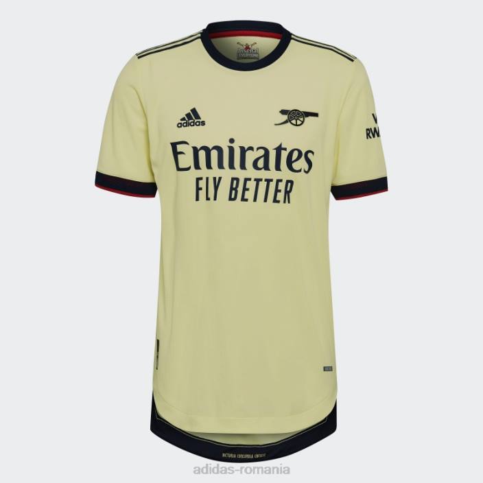 Adidas arsenal 21/22 deplasare tricou autentic pearl citrin adidas bărbați citrin perlat 2JBN14706