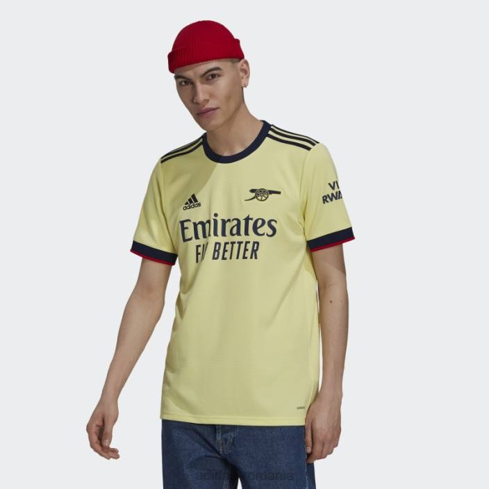 Adidas arsenal 21/22 deplasare tricou perla citrin bărbați citrin perlat 2JBN14791