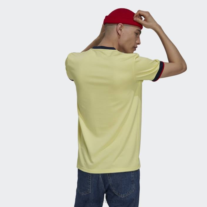 Adidas arsenal 21/22 deplasare tricou perla citrin bărbați citrin perlat 2JBN14791