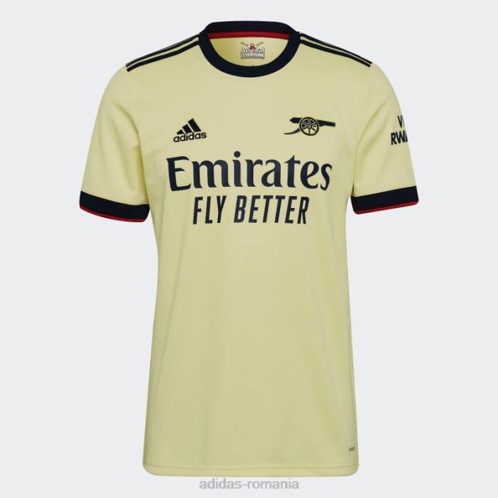 Adidas arsenal 21/22 deplasare tricou perla citrin bărbați citrin perlat 2JBN14791
