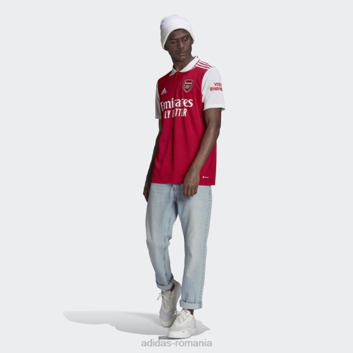 Adidas arsenal 22/23 tricou acasă stacojiu bărbați stacojiu/alb 2JBN1058