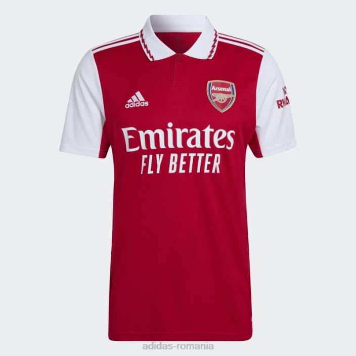 Adidas arsenal 22/23 tricou acasă stacojiu bărbați stacojiu/alb 2JBN1058