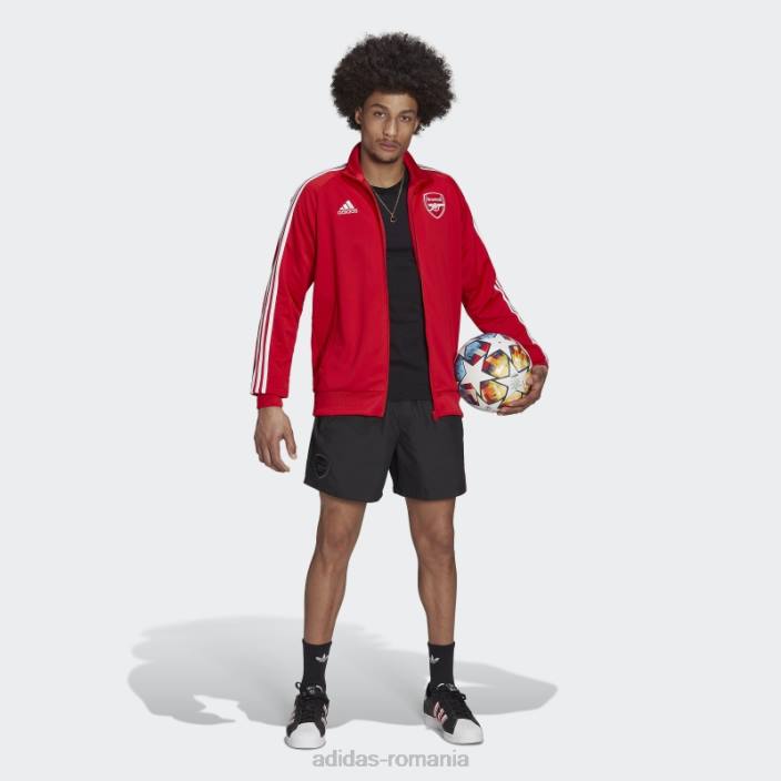 Adidas arsenal dna 3-stripes track top scarlet adidas bărbați stacojiu 2JBN14202