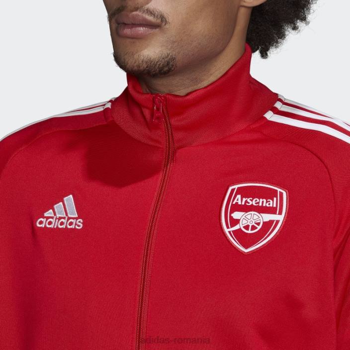 Adidas arsenal dna 3-stripes track top scarlet adidas bărbați stacojiu 2JBN14202