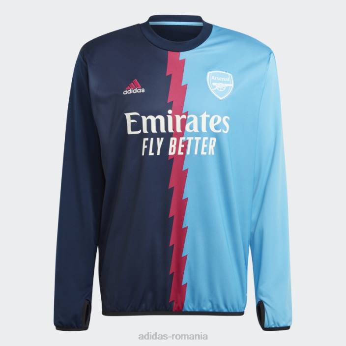 Adidas arsenal pre-meci cald top bleumarin bărbați bleumarin/magenta real/sky rush 2JBN14162