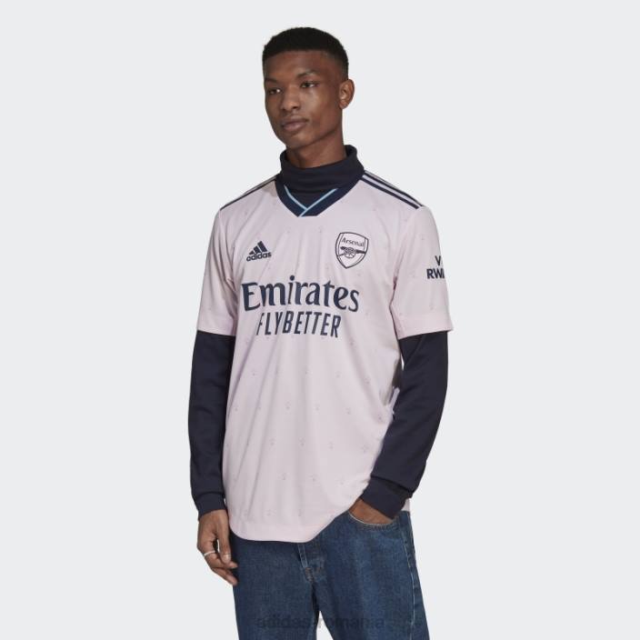 Adidas arsenal roz 22/23 tricou autentic adidas bărbați roz 2JBN1041