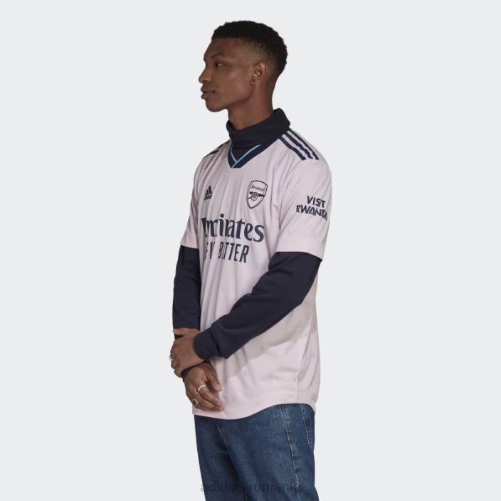 Adidas arsenal roz 22/23 tricou autentic adidas bărbați roz 2JBN1041
