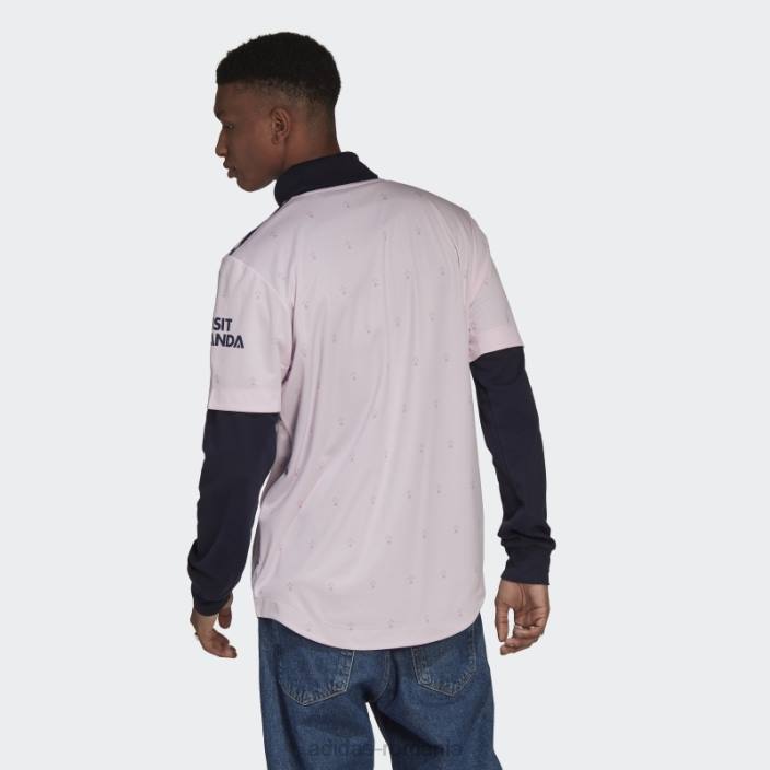 Adidas arsenal roz 22/23 tricou autentic adidas bărbați roz 2JBN1041