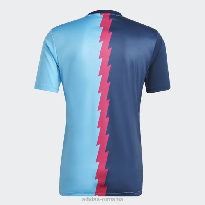 Adidas arsenal tricou pre-meci bleumarin bărbați bleumarin/magenta real/sky rush 2JBN5575