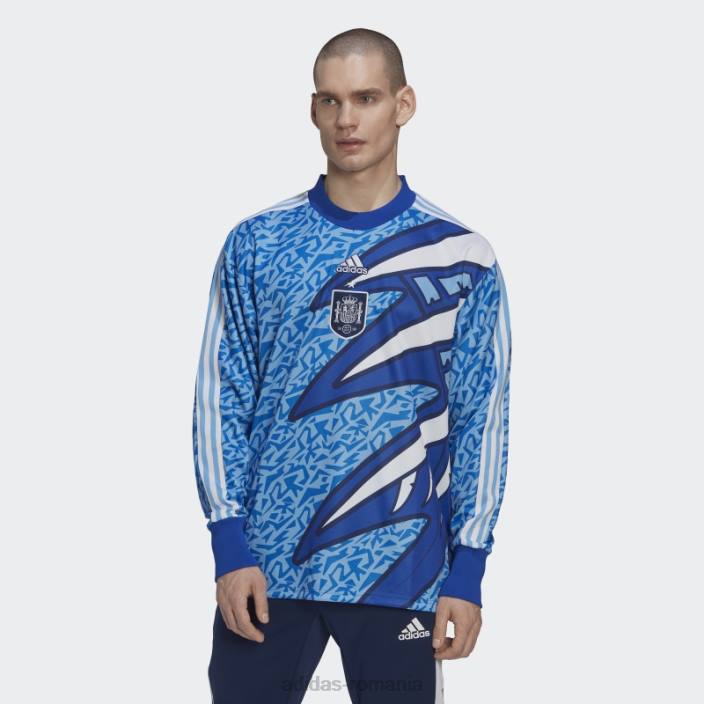 Adidas bahia albastru deschis spania icon tricou portar adidas bărbați bahia albastru deschis/albastru strălucitor 2JBN7149