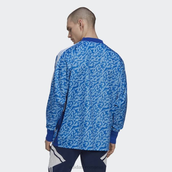 Adidas bahia albastru deschis spania icon tricou portar adidas bărbați bahia albastru deschis/albastru strălucitor 2JBN7149