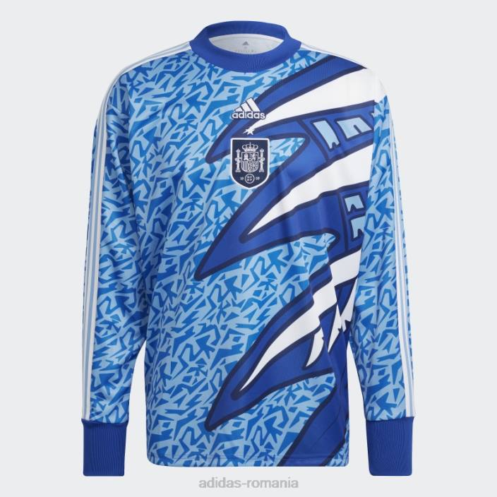 Adidas bahia albastru deschis spania icon tricou portar adidas bărbați bahia albastru deschis/albastru strălucitor 2JBN7149