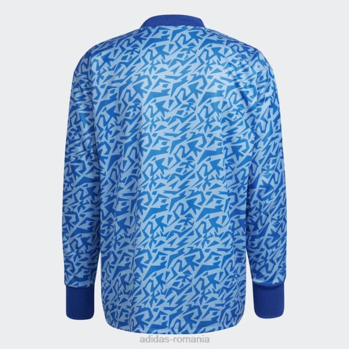 Adidas bahia albastru deschis spania icon tricou portar adidas bărbați bahia albastru deschis/albastru strălucitor 2JBN7149