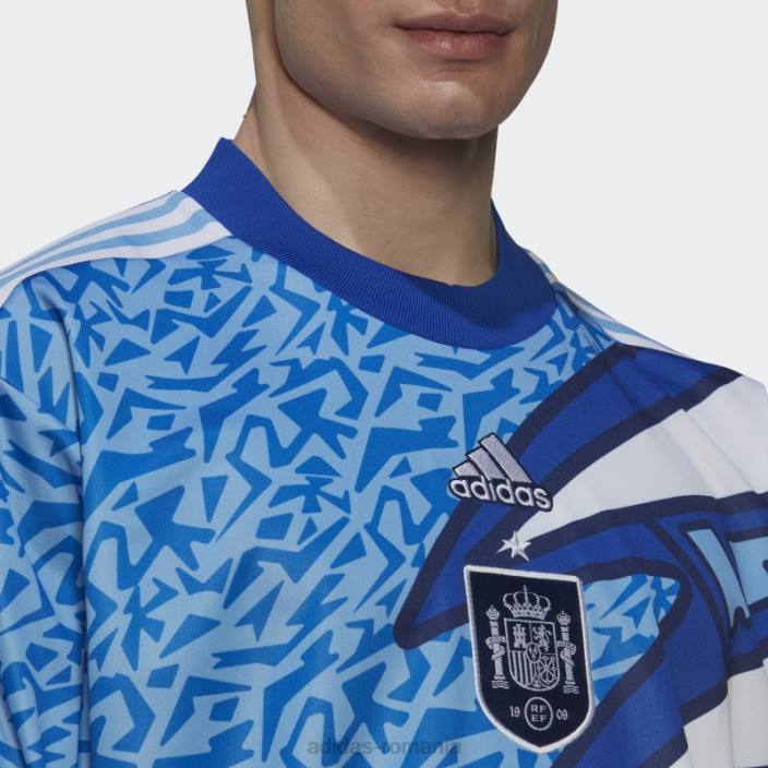 Adidas bahia albastru deschis spania icon tricou portar adidas bărbați bahia albastru deschis/albastru strălucitor 2JBN7149