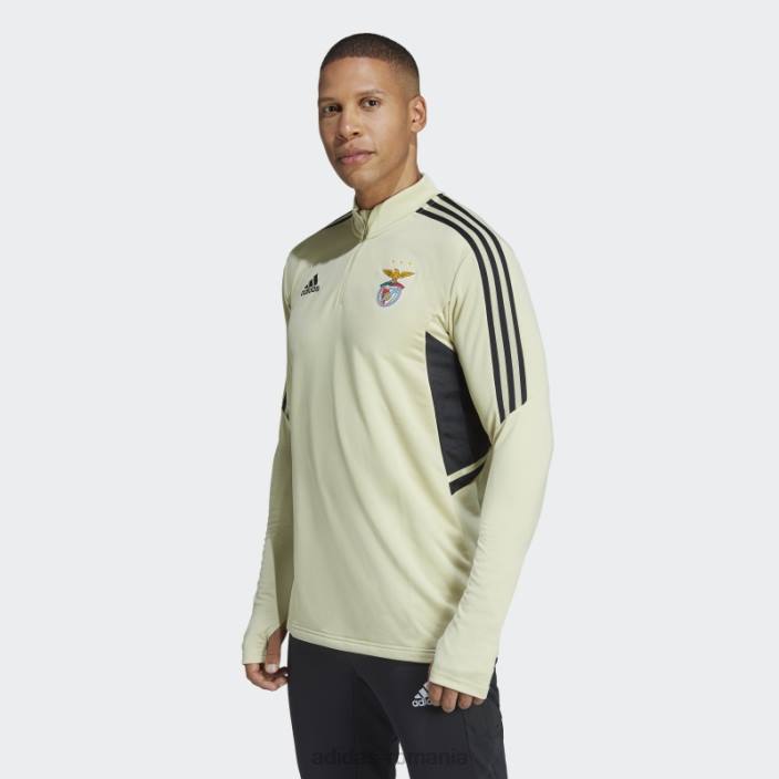 Adidas benfica condivo top de antrenament sandy beige bărbați bej nisipos 2JBN14365