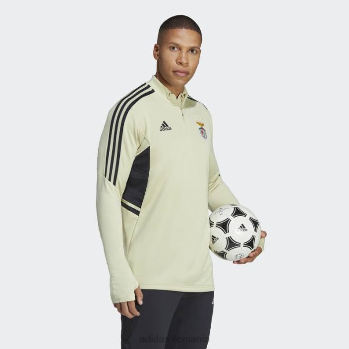 Adidas benfica condivo top de antrenament sandy beige bărbați bej nisipos 2JBN14365