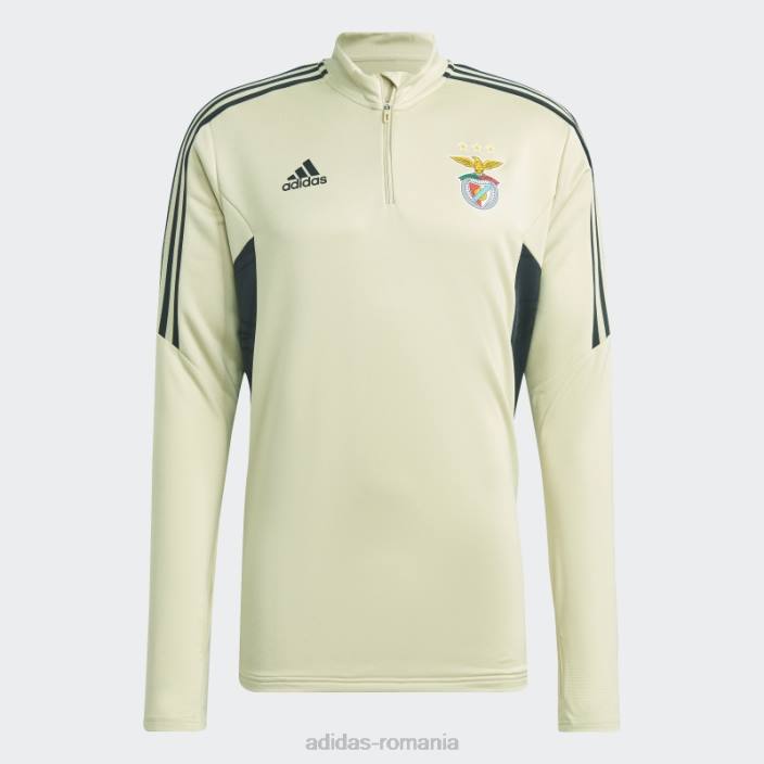 Adidas benfica condivo top de antrenament sandy beige bărbați bej nisipos 2JBN14365