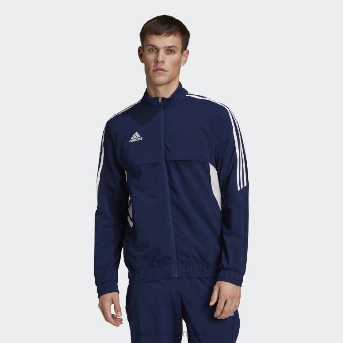 Adidas blurmarin condivo 22 top de prezentare bărbați bleumarin/alb 2JBN14206