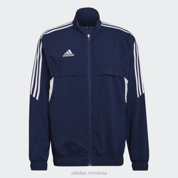 Adidas blurmarin condivo 22 top de prezentare bărbați bleumarin/alb 2JBN14206