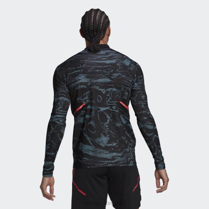 Adidas bluză de antrenament arsenal condivo 22 bărbați albastru/negru 2JBN13469