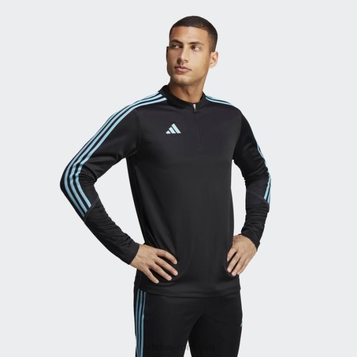 Adidas bluza de antrenament club tiro 23 albastru bărbați negru/albastru 2JBN13256