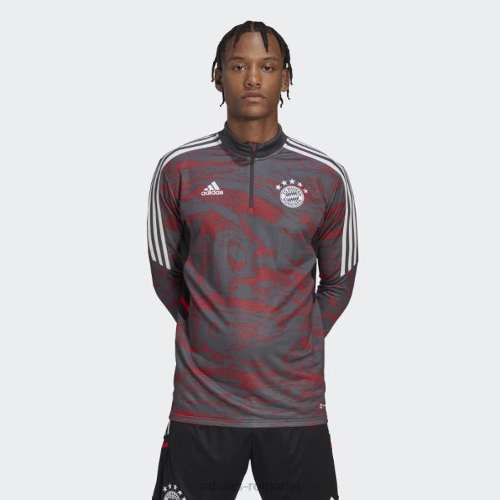 Adidas bluza de antrenament fc bayern condivo 22 rosu bărbați roșu/gri 2JBN14371