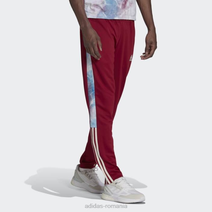 Adidas burgundy tiro pantaloni de trening bărbați Burgundia 2JBN15131