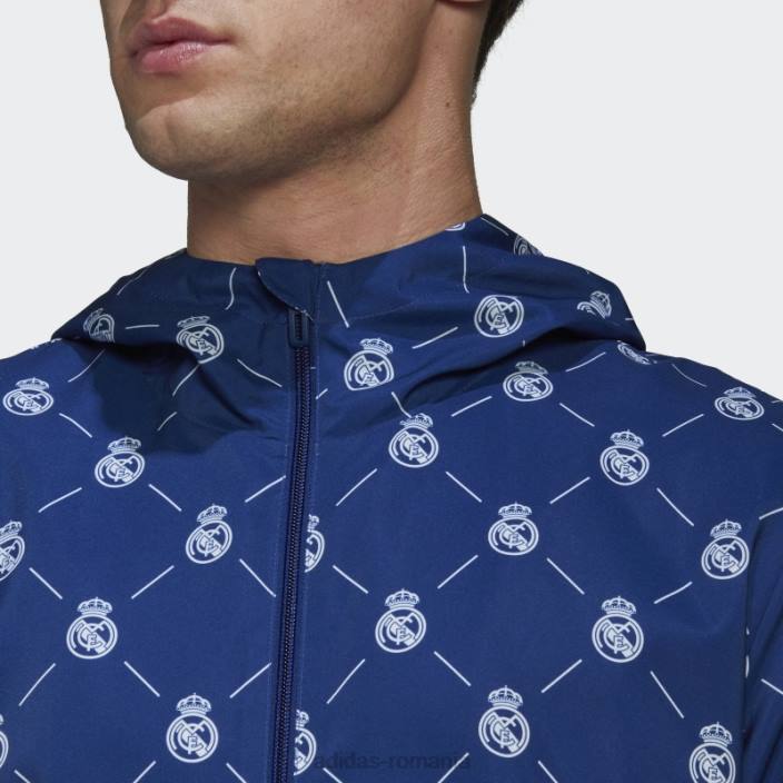 Adidas cască de vânt victory blue real madrid bărbați albastru victorie 2JBN15004