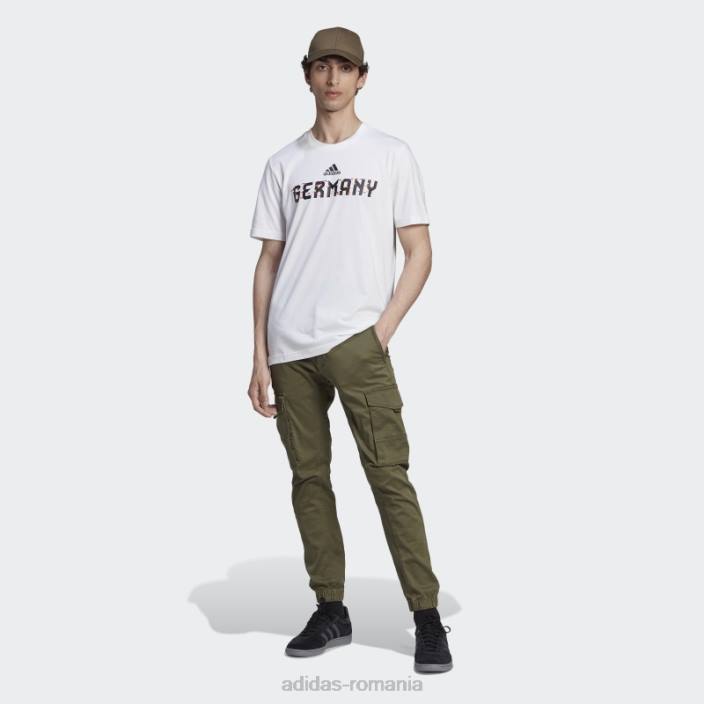 Adidas cupa mondială fifa 2022 germania tricou modă albă bărbați alb 2JBN7158