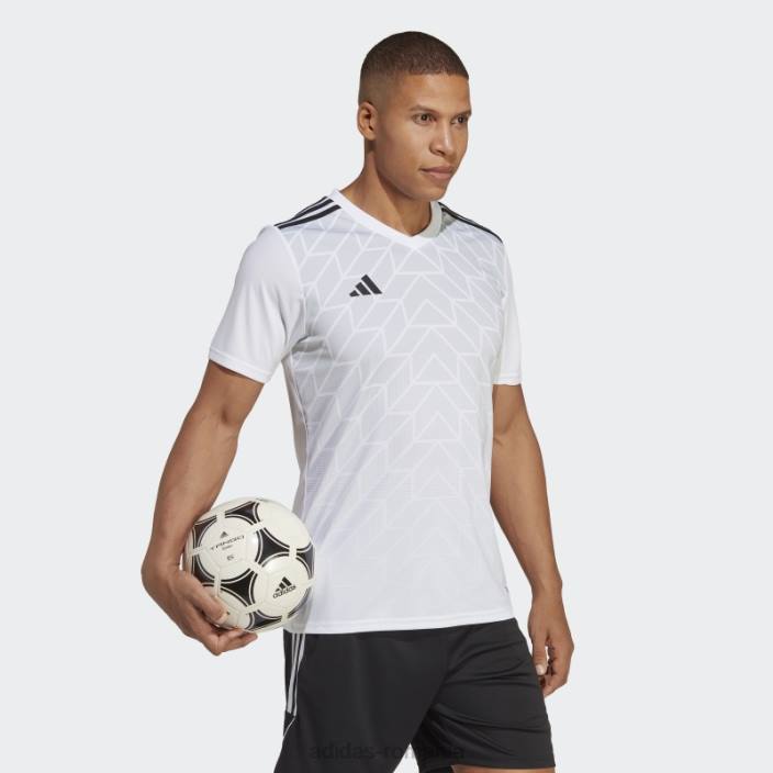 Adidas echipa icon 23 tricou alb bărbați alb 2JBN5671