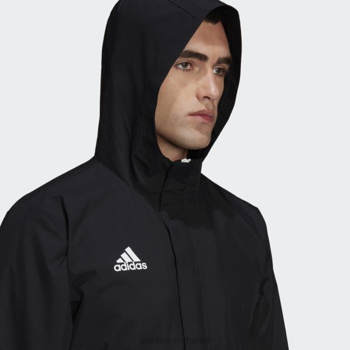 Adidas entrada 22 jachetă pentru orice vreme neagră bărbați negru 2JBN6650