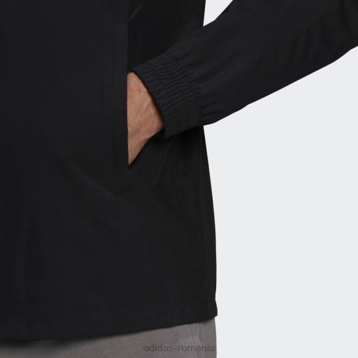 Adidas entrada 22 jachetă pentru orice vreme neagră bărbați negru 2JBN6650
