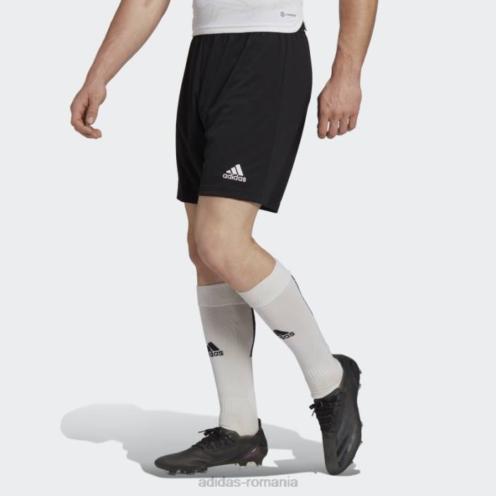 Adidas entrada 22 pantaloni scurți negri elegant bărbați negru 2JBN998