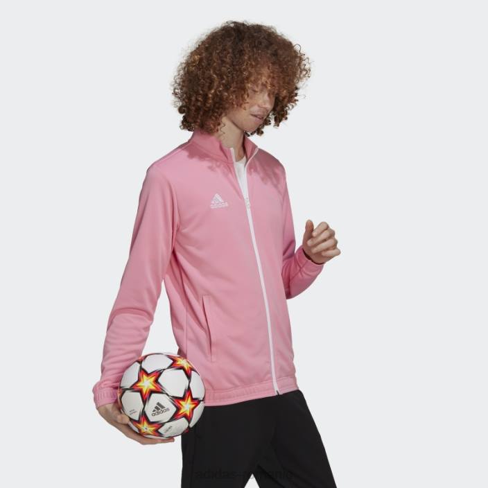 Adidas entrada 22 track top pink glow bărbați strălucire roz 2JBN13694