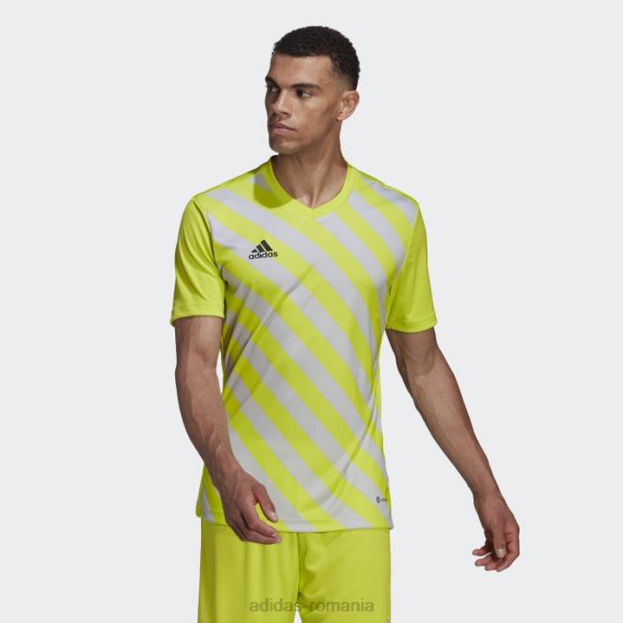 Adidas entrada 22 tricou grafic sol galben adidas bărbați galben sol/gri deschis 2JBN14412