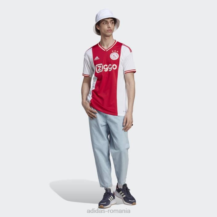 Adidas fashion ajax amsterdam tricou acasă 22/23 roșu îndrăzneț bărbați roșu îndrăzneț 2JBN13730