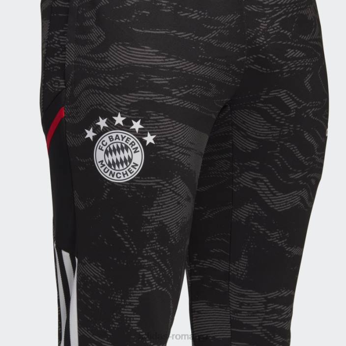 Adidas fashion fc bayern condivo 22 pantaloni de antrenament negru bărbați gri/negru 2JBN13561