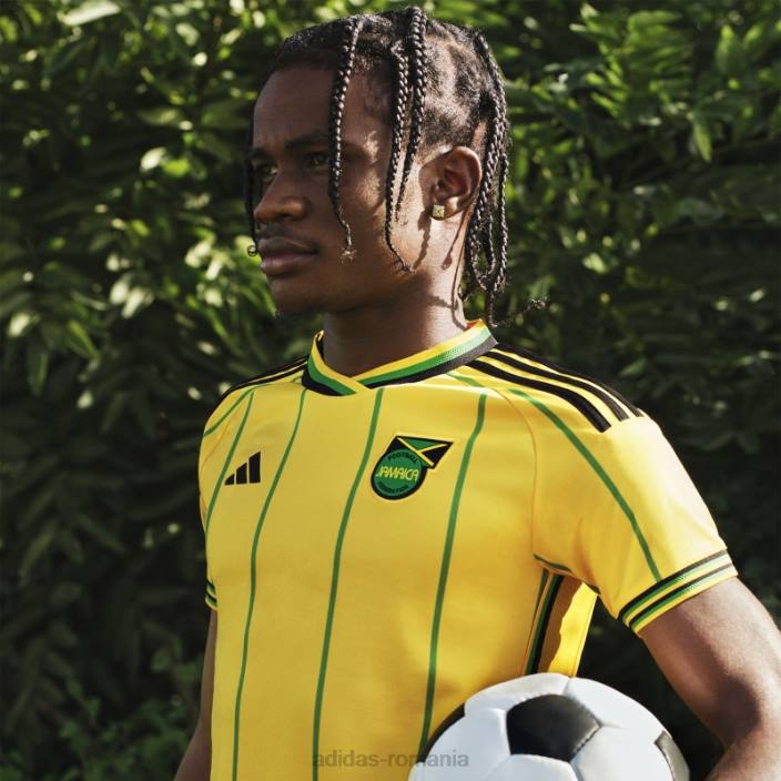 Adidas fashion jamaica 23 home tricou verde bărbați auriu/verde 2JBN6559