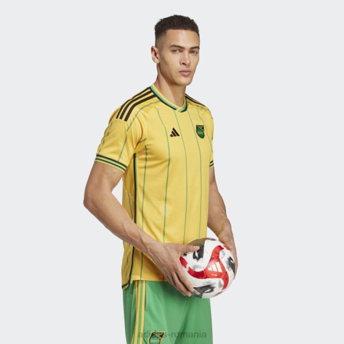 Adidas fashion jamaica 23 home tricou verde bărbați auriu/verde 2JBN6559