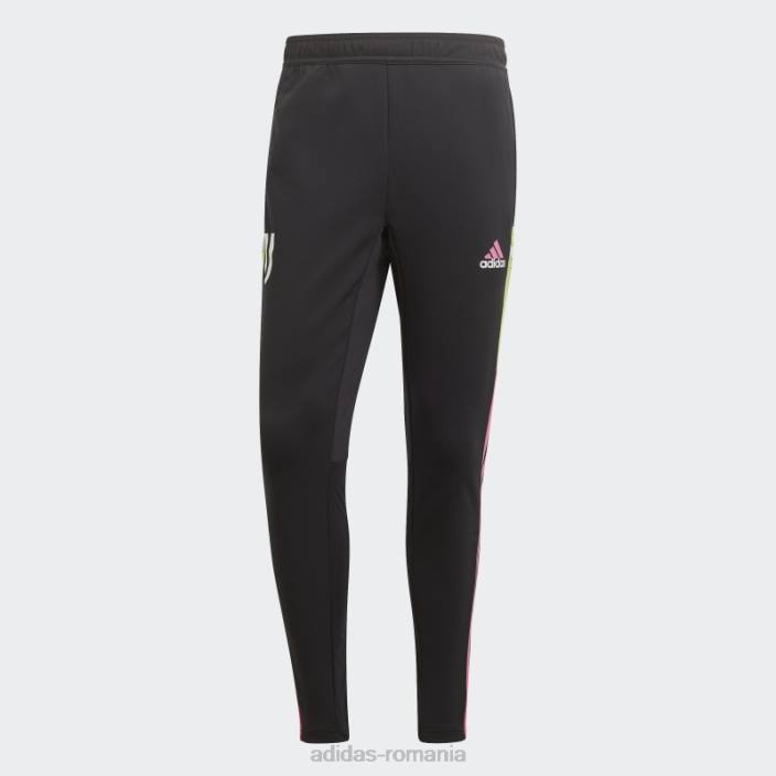 Adidas fashion juventus condivo 22 pantaloni de trening de antrenament magenta bărbați negru/magenta 2JBN13973
