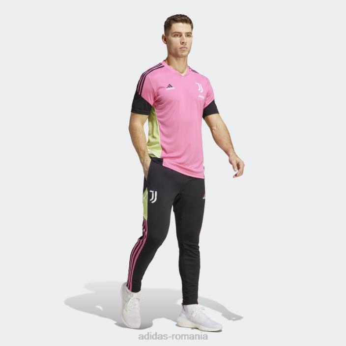 Adidas fashion juventus condivo 22 pantaloni de trening de antrenament magenta bărbați negru/magenta 2JBN13973