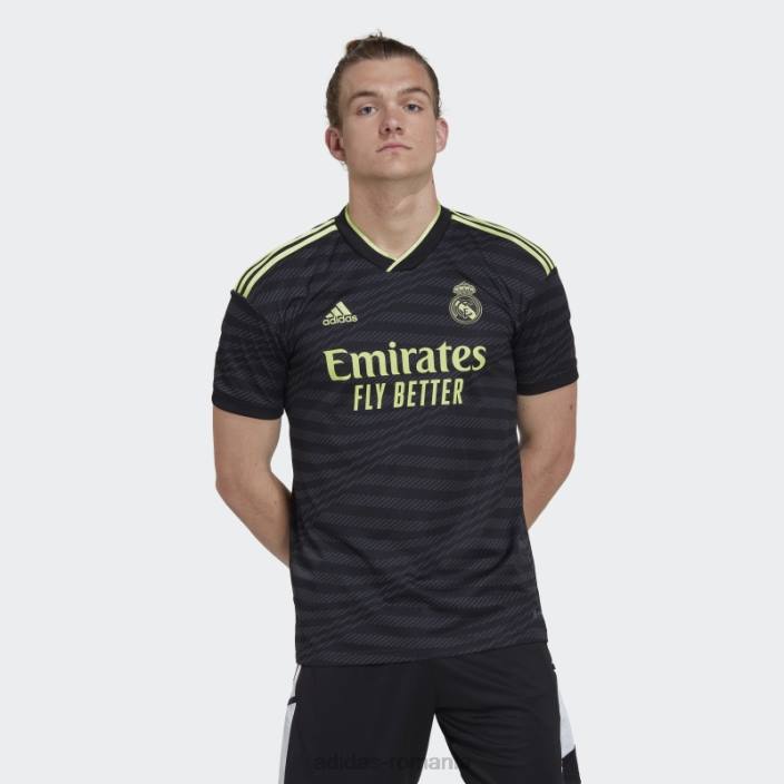 Adidas fashion real madrid 22/23 al treilea tricou lime bărbați negru/var 2JBN13167
