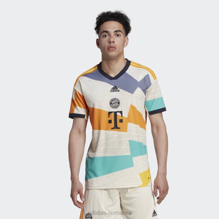 Adidas fc bayern 22/23 al patrulea tricou alb elegant bărbați alb 2JBN13404