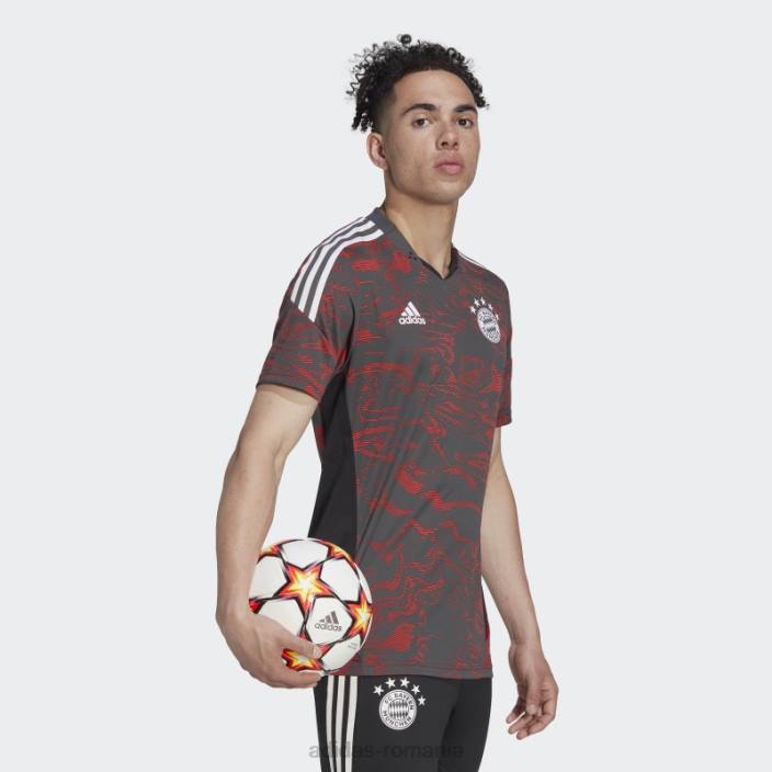 Adidas fc bayern condivo 22 pro tricou roșu adidas bărbați roșu/gri 2JBN14358
